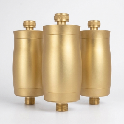 Gold 15-stage Vitamin C shower filter for skin and hair 3 bundle - Vellise Australia
