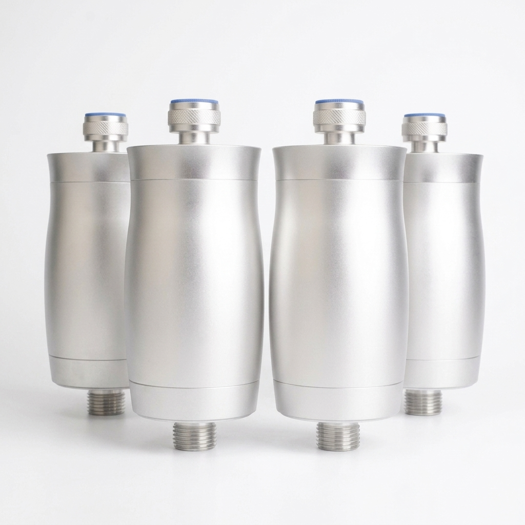 Silver 15-stage Vitamin C shower filter for skin and hair 4 bundle - Vellise Australia